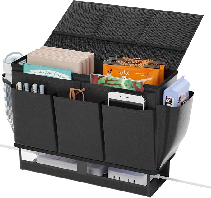Bedside Caddy Organizer, Bed Caddy by frjjthchy