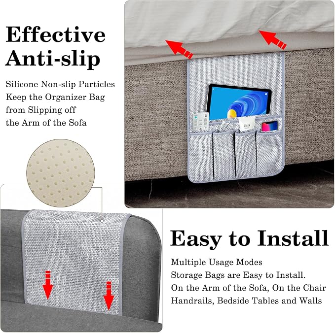 Remote Control Holder Couch Caddy, Armchair Caddy - Image 8