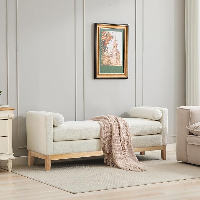 66.34" Upholstered End of Bed Bench - Image 5