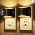 DORESshop LED Night Light[2 Pack], Night Lights Plug into Wall, 3 Mode Plug in Night Light with Motion Sensor, Dusk to Dawn Sensor, Nightlights for Adults, Bedroom, Bathroom, Hallway