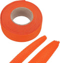 MECCANIXITY Braided Cable Sleeves Heat Shrinkable Fabric Sleeving, 1" 26ft Orange 2:1 Ratio Heat Shrinkable Cord Protector for Harness Cable, Network Cable Protection, Cable Management