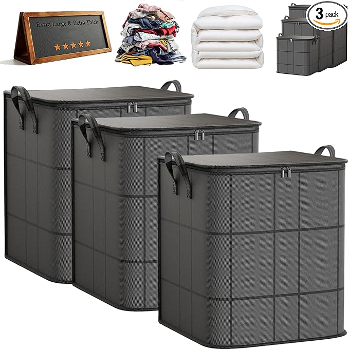 180L Spacious Moving Storage Bin by Unknown