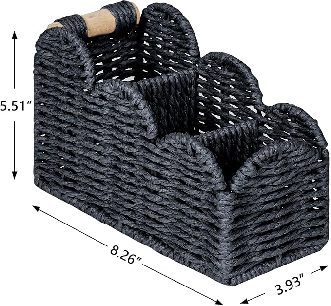 CubesLand Bedside Table Desk Organizer Caddy, Remote Pen&Pencil Holder Cup | - Image 3