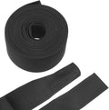 MECCANIXITY Braided Cable Sleeves Heat Shrinkable Fabric Sleeving, 1 1/4" 16ft Black 2:1 Ratio Heat Shrinkable Cord Protector for Harness Cable, Network Cable Protection, Cable Management