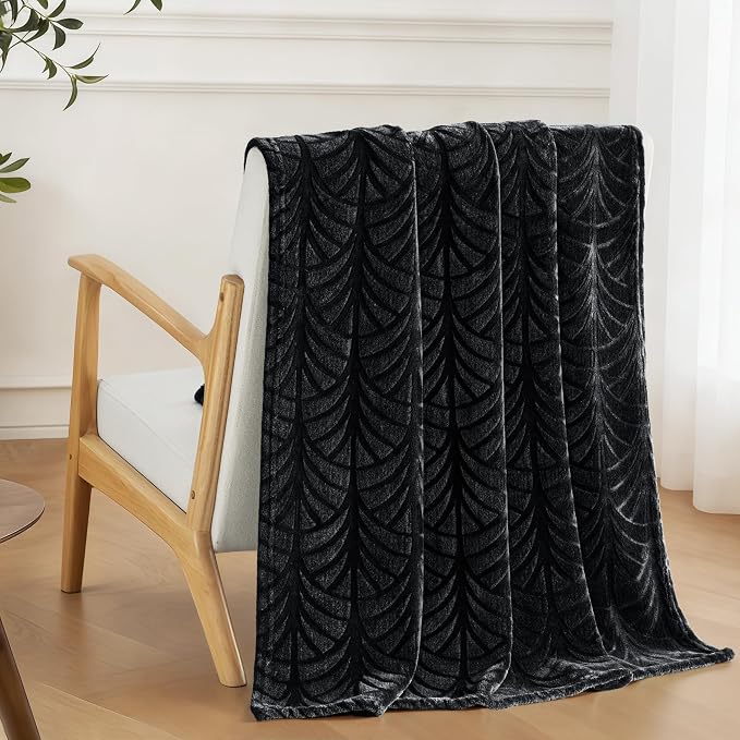 Whale Flotilla Soft Flannel Fleece Throw Blanket - Image 2