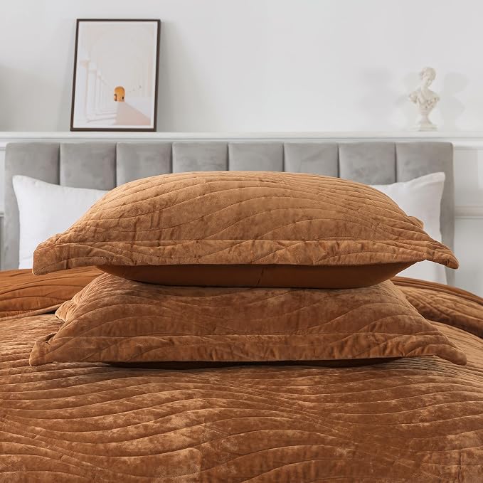 HoneiLife Velvet Quilts Queen Size - Image 9