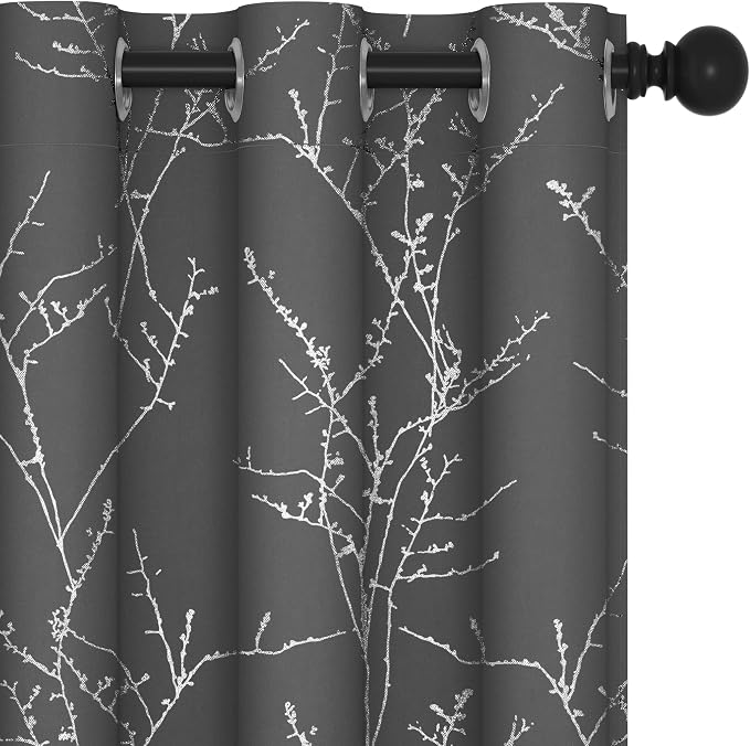 Deconovo Living Room Curtains 84 Inches Long, Thermal Insulated, Room Darkening by Unknown