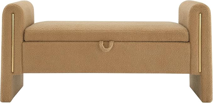 Modern Teddy Fabric Bed End Bench - Image 7