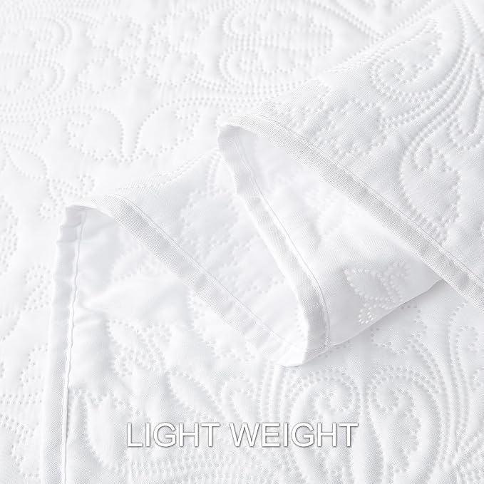 Hansleep White Quilt California King Size - Image 5