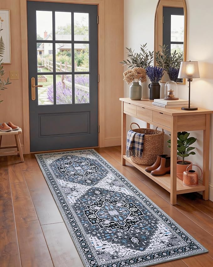 Macgace Washable Vintage Area Rug - Image 2