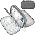 FYY Electronic Organizer, Travel Tech Pouch Bag, Dark Grey | Wrist Strap by FYY