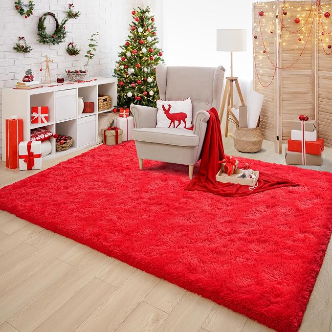 Chicrug Soft Area Rugs for Bedroom Living Room Plush Fluffy Rug 6x9 | Shag - Image 7