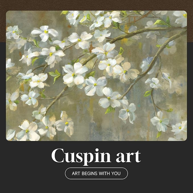 Framed Vintage Floral Wall Art, Rustic Retro Flower Picture - Image 8
