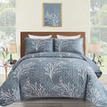DJY Quilt Set King Size, Branch Floral Bedding Set by HOME