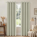 Joydeco Blackout Curtains 95 Inches Long 2 Panels Burg, Room Darkening Curtains by JOYDECO