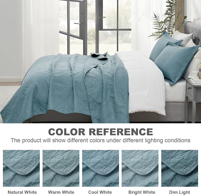 Hansleep Blue Quilt Queen Size - Image 7