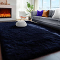 Dark Navy Blue Rugs for Living Room 5x8 Ft, Plush Area Rugs for Bedroom by PAGISOFE