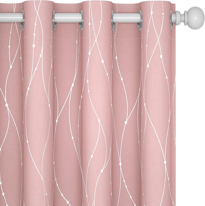 Deconovo Living Room Curtains 54 Inches Long, Thermal Insulated, Room Darkening by Unknown