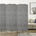 RHF Room Divider Panel, Partition Room Dividers, 6 Panel Privacy Screen by RoseHomeFashion