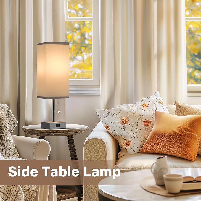 Bedside Lamp for Bedroom Set of 2 - Image 8