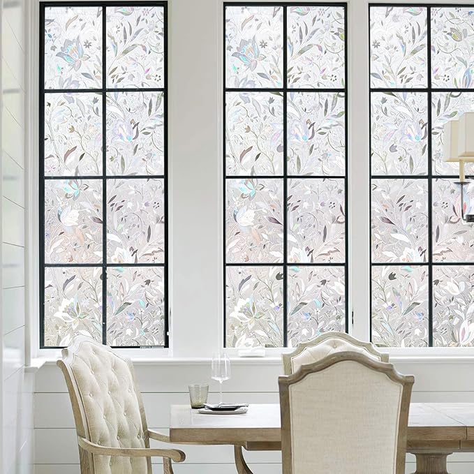 Kromapolis Privacy Window Film, Stained Glass Decorative, 11.8″ x 78.7″ | - Image 2