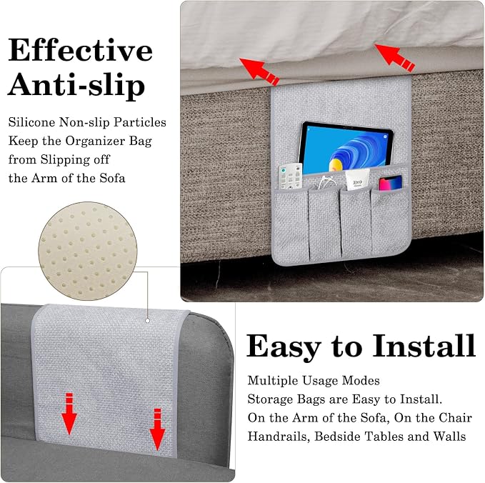 Remote Control Holder Couch Caddy, Armchair Caddy - Image 8