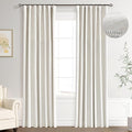Joywell 100% Blackout Linen Curtains by Joywell