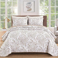 WONGS BEDDING Full Quilt Bedding Set, Polyester Coverlet, Breathable All-Season by WONGSBEDDING