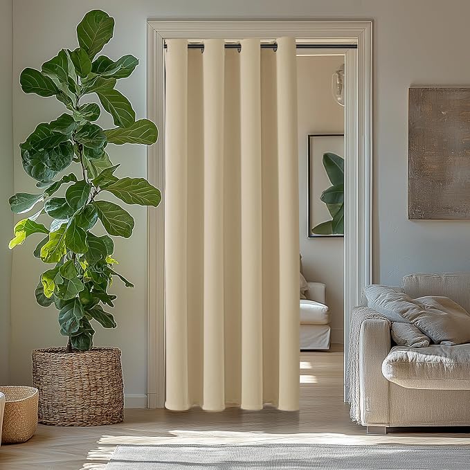ChrisDowa Blackout Door Curtains by ChrisDowa