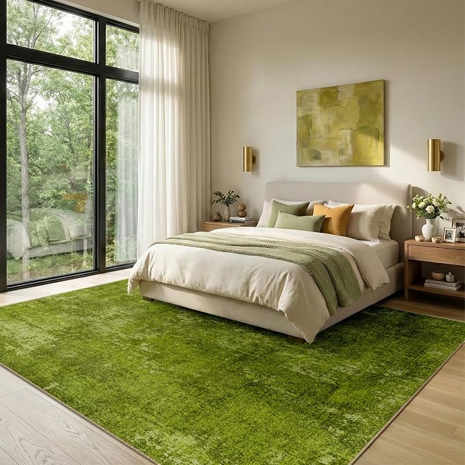 RELEANY Washable 8'x10' Abstract Area Rug - Image 2
