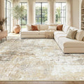 RELEANY Washable 10'x14' Abstract Area Rug by RELEANY