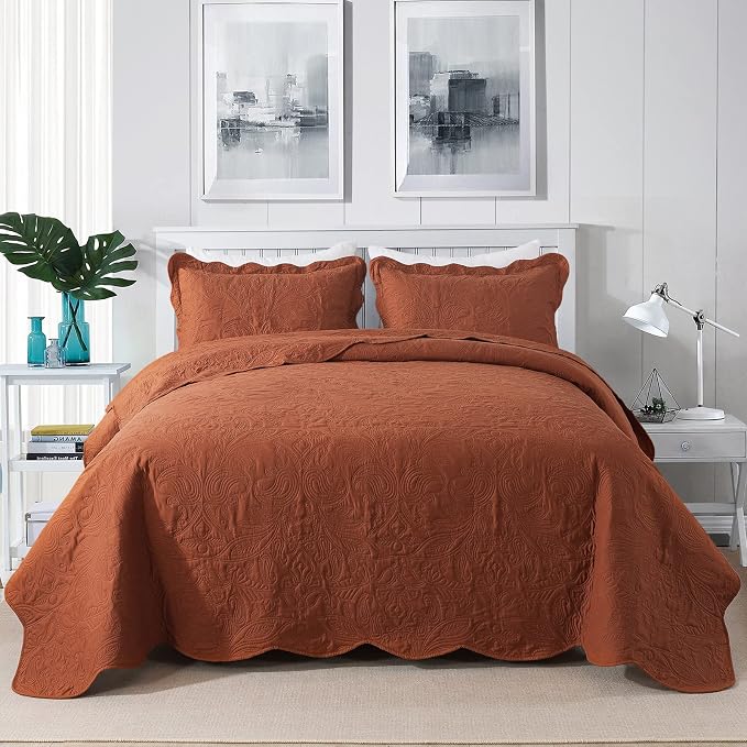 HoneiLife Embroidered Quilt King Size by HoneiLife