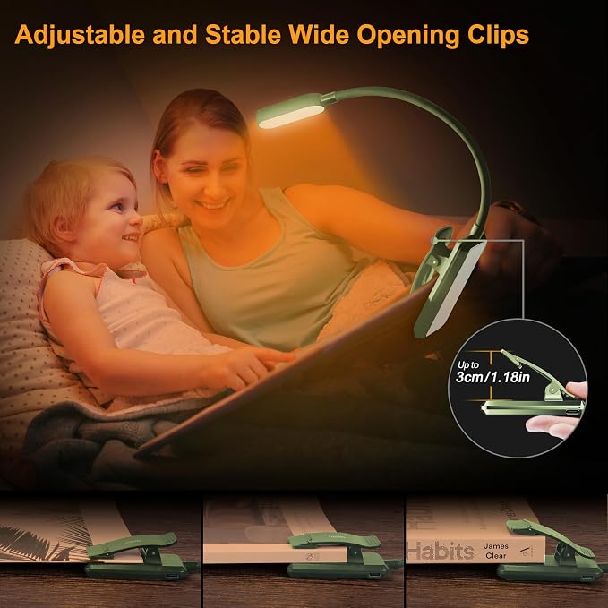 Gritin 16 LED Rechargeable Book Light - Image 5
