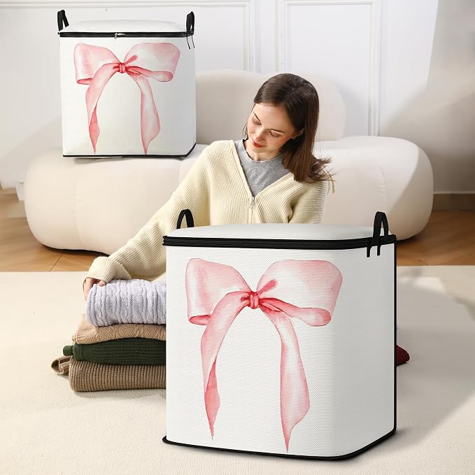 2pcs blanket storage bag for under bed, closet organizers 95L | clothing - Image 5