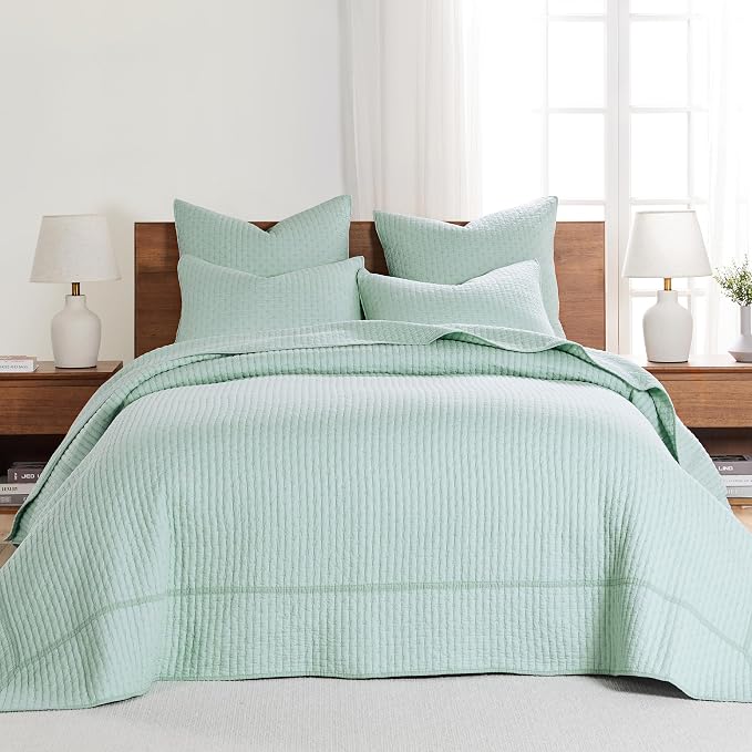 Levtex Home Cross Stitch Reversible Queen Bedspread Set by LevtexHome