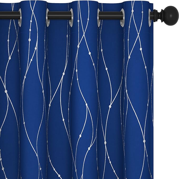 Deconovo Living Room Curtains 108 Inch Long, Thermal Insulated, Room Darkening by Unknown
