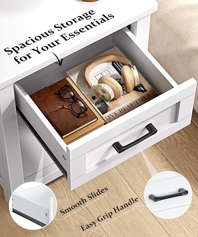 Decofy Farmhouse Nightstand - Image 7