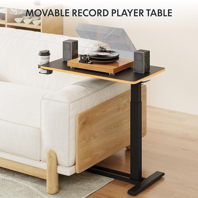 FLEXISPOT H7 32" Pneumatic Height-Adjustable Overbed Table - Image 7