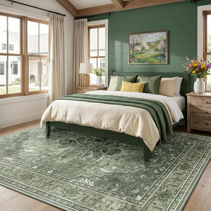 RELEANY Washable Area Rug, Large 10'x12', Water Repellent, Pet Friendly - Image 2