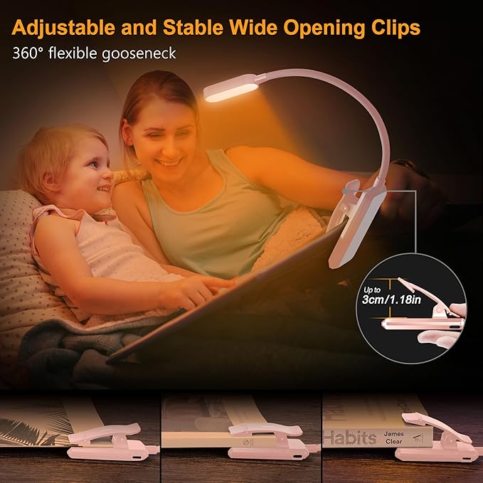Gritin 16 LED Rechargeable Book Light - Image 5