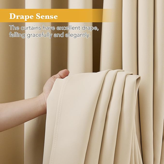 RYB HOME Blackout Thermal Insulated Curtain - Image 6