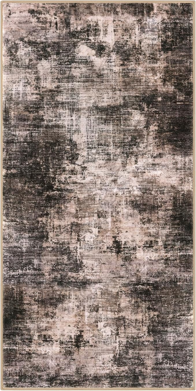 Abstract Runner Rug 2x4 Ft Entryway Rugs Washable Door Mat Indoor Entrance - Image 10