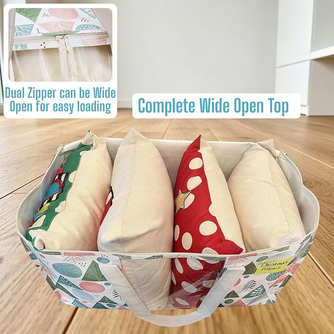 VENO 4 Pack Moving Bags, Large Christmas Storage Bins - Image 2