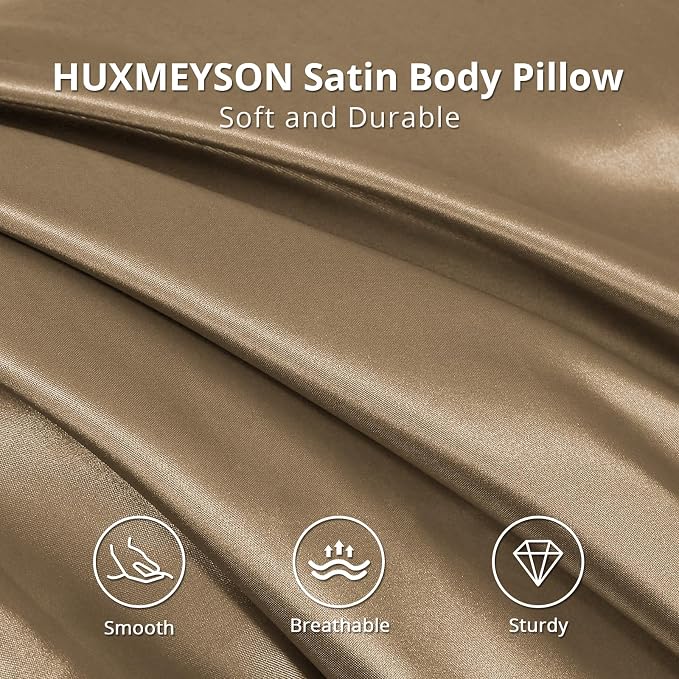 Body Pillow with Satin Pillowcase, Body Pillow - Image 3