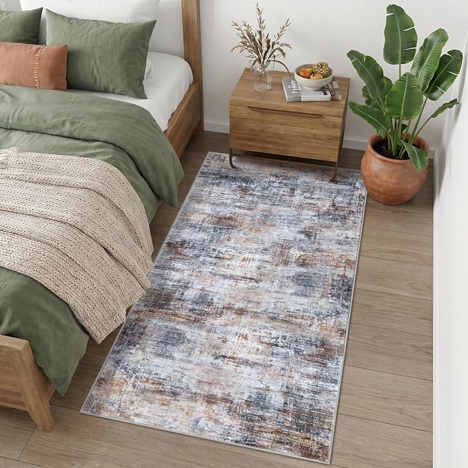 Abstract Runner Rug 3x6 Ft Washable Runners - Image 8