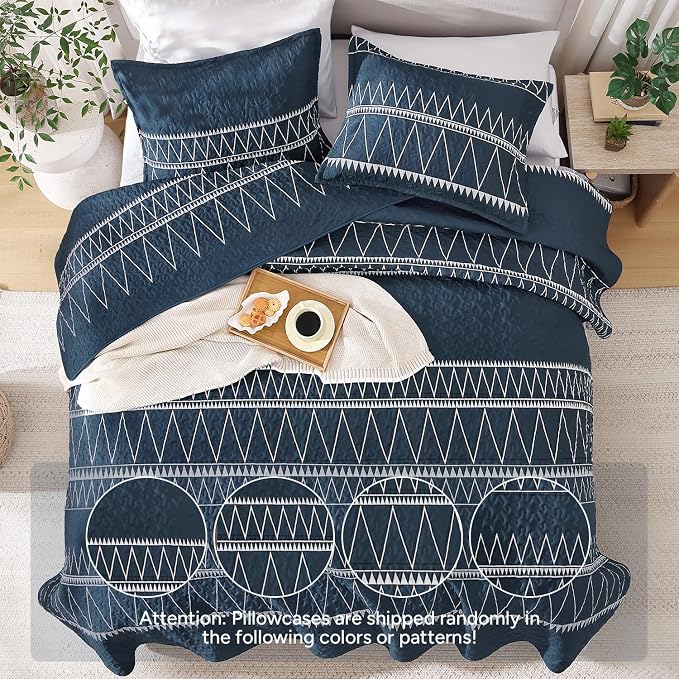 Navy Quilts Queen Size - Image 3