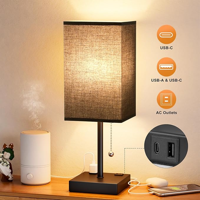 Black Lamp for Bedroom - Image 5