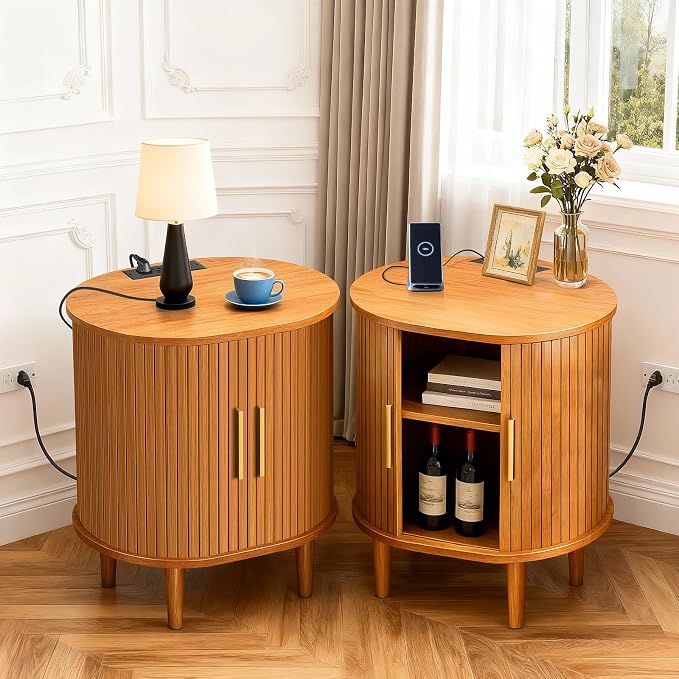 DHH Mid Century Modern Nightstand - Image 4