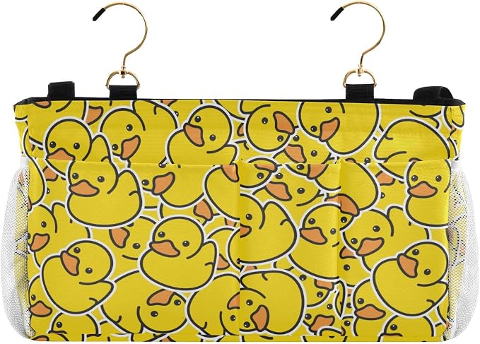 Rubber Ducks tag8 Bedside Caddy Storage Bag Bedside Organizer - Image 2