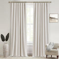 QJmydeco 9ft Farmhouse Blackout Curtains by QJMYDECO